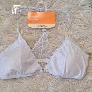 Brand New George White Lace Bralette